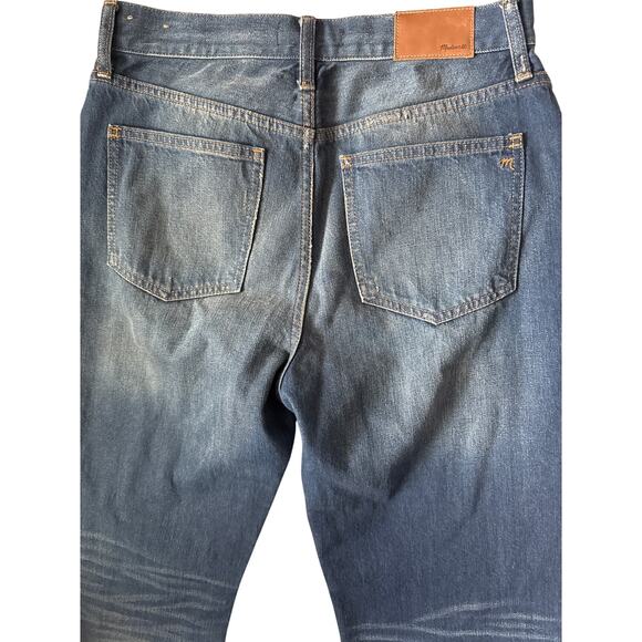 Madewell The Perfect Vintage Jeans Faded Indigo Wash Cool Step Hem Size 29 - Picture 11 of 11